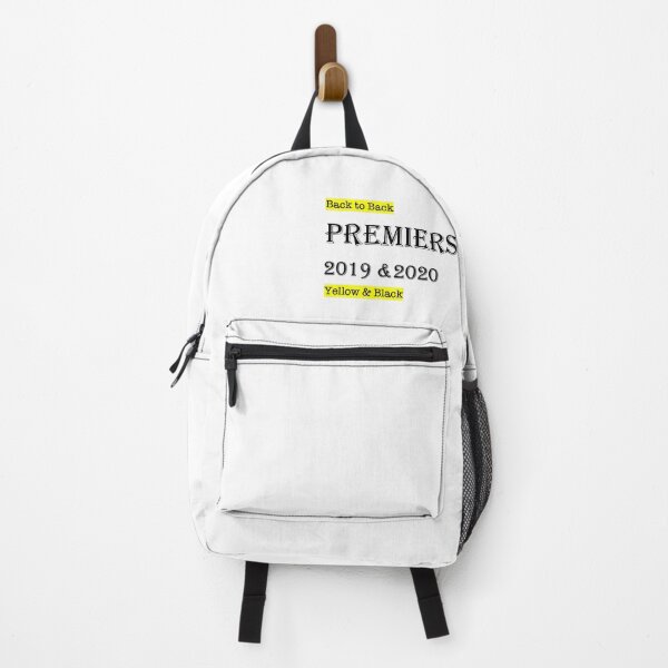 Item preview, Back to Back Premiers Yellow and Black designed and sold by sportfolio.