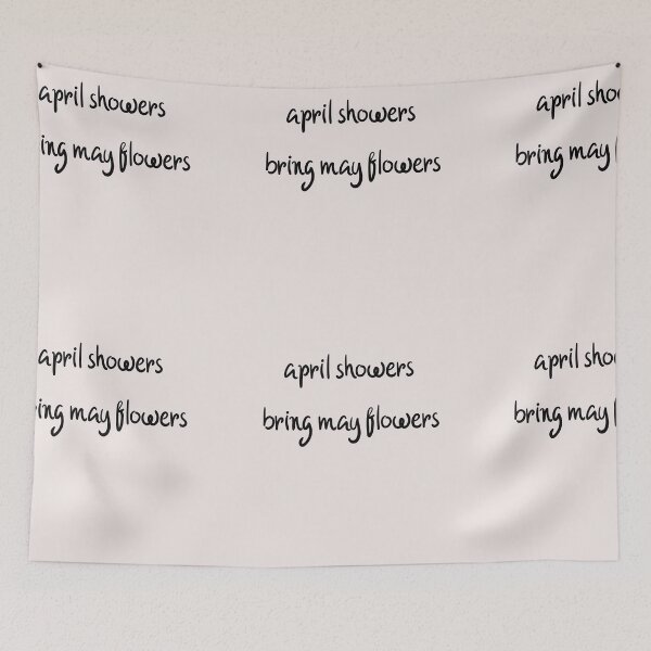 Item preview, April showers bring may flowers Patten designed and sold by Lakki-s.