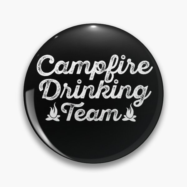 Item preview, Campfire Drinking Team Vintage Camping designed and sold by nancymachado.