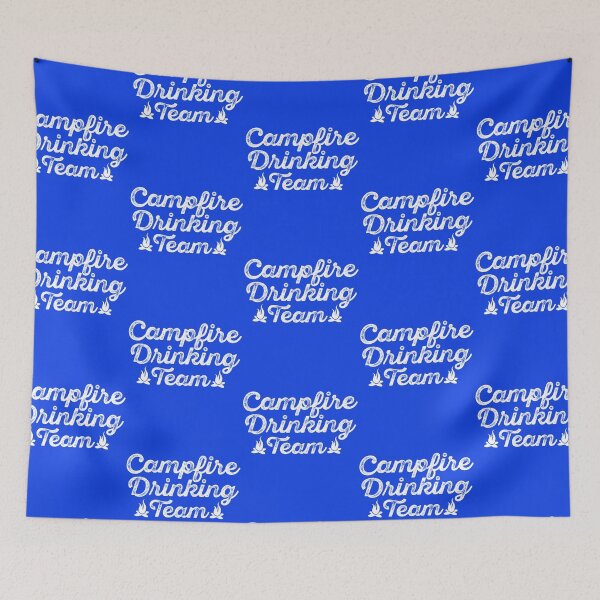 Item preview, Campfire Drinking Team Vintage Camping designed and sold by nancymachado.