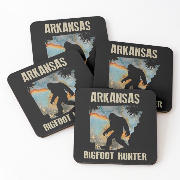 Item preview, Arkansas Map Bigfoot Hunter designed and sold by BorLeek.