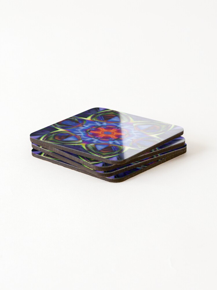 Thumbnail 4 of 5, Coasters (Set of 4), Smoke Design designed and sold by Ralad2021.