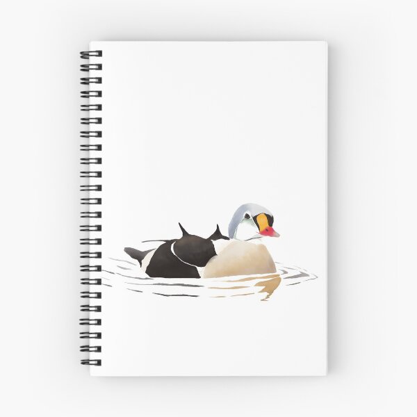Item preview, Swimming adult breeding plumage male King Eider designed and sold by AndrasVasasArt.
