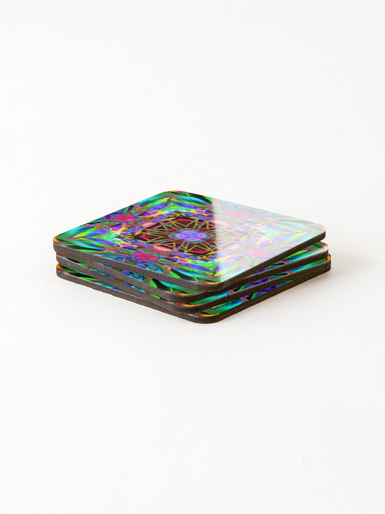 Thumbnail 4 of 5, Coasters (Set of 4), Smoke Design designed and sold by Ralad2021.