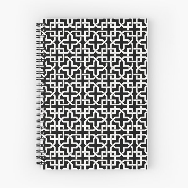 Item preview, Geometric pattern in Arabian style black and white  designed and sold by mashmosh.