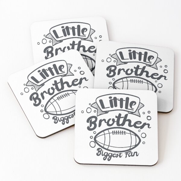 Item preview, Little Brother And Biggest Fan - Football designed and sold by Giacob.