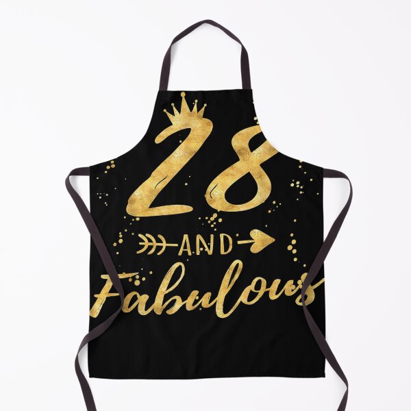 Aperçu de l'œuvre Cadeaux d'anniversaire pour femmes de 28 ans, 28 et fabuleux t-shirt de fête créée et vendue par ryanpensyp.