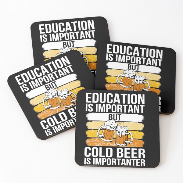 Item preview, La educación es importante, pero la cerveza fría es más importante designed and sold by codyemantai.