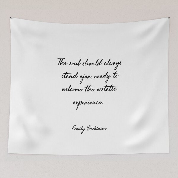 Item preview, The soul should always stand ajar, ready to  welcome the ecstatic  experience. designed and sold by corbrand.