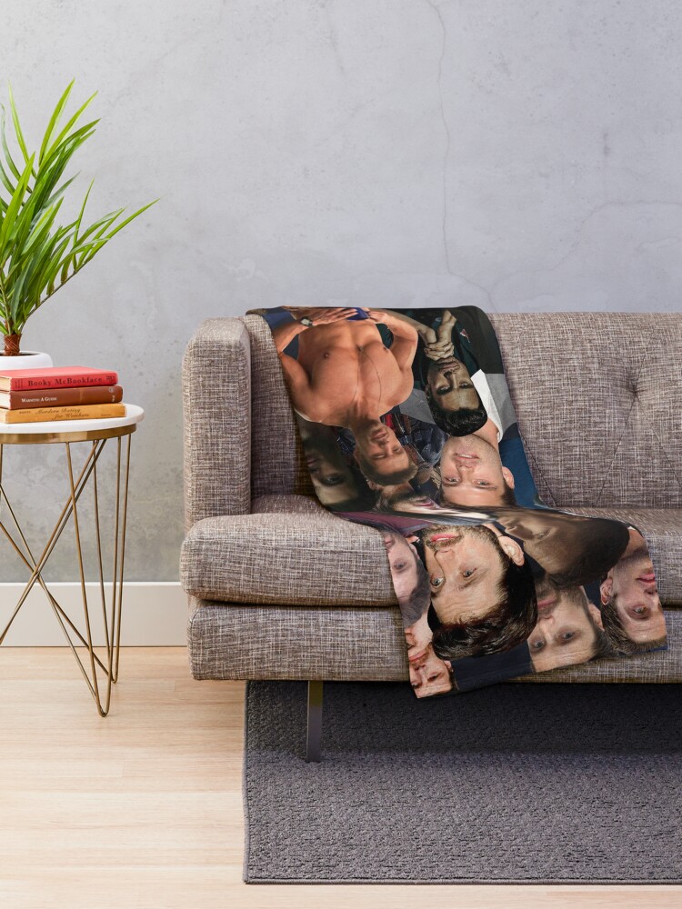 collage throw blankets