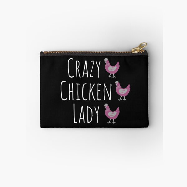 Item preview, Crazy Chicken Lady Purple designed and sold by Cluckin' Mad.