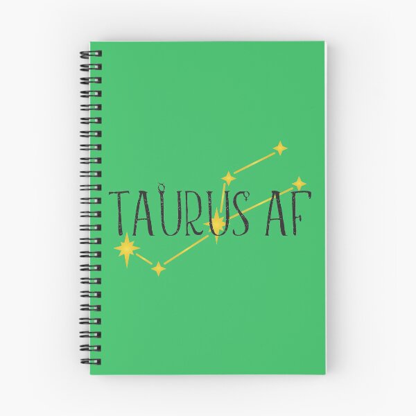 Item preview, TAURUS AF with constellation and astrological symbols for Venus & Taurus designed and sold by Happy Puppy Print On Demand.