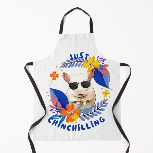 Item preview, Just Chinchilling Cute Funny Chinchilla and Flowers designed and sold by ChinStore.