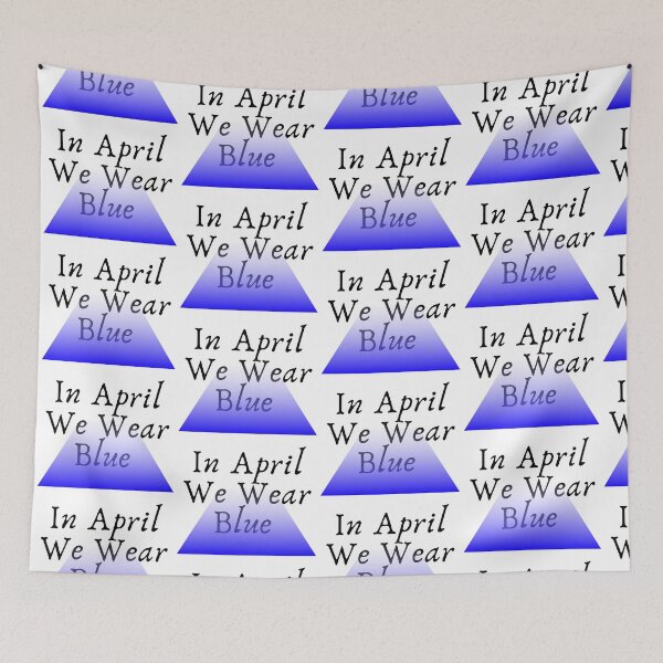 Item preview, in April We Wear Blue designed and sold by leonmarket.
