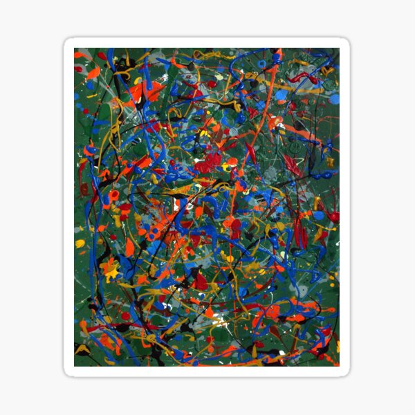 Abstract #17 Sticker