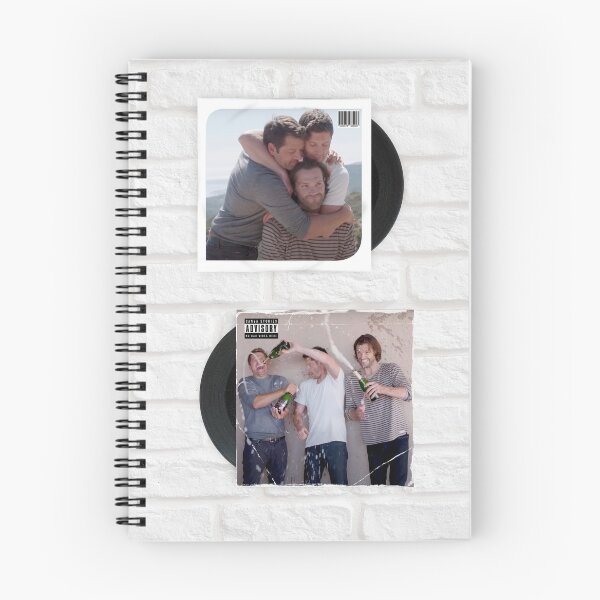 Item preview, j2m jensen jared misha celebrating and hugs double vinyl supernatural  designed and sold by LannisterOnMars.