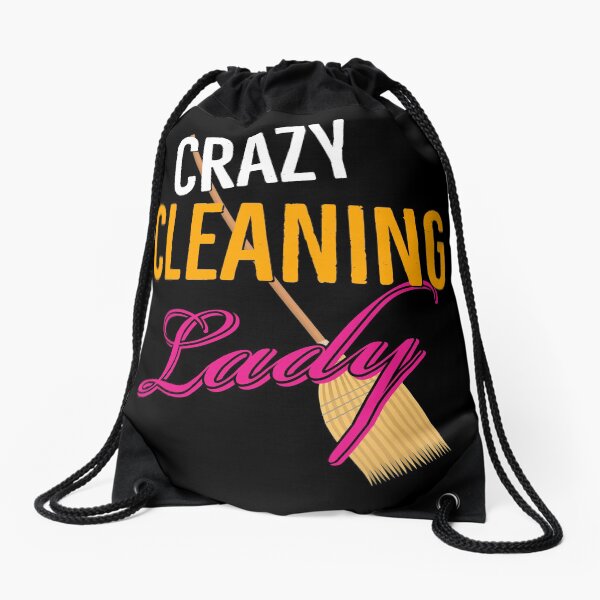 Item preview, Crazy Cleaning Lady gift designed and sold by AwesomeWorld1.