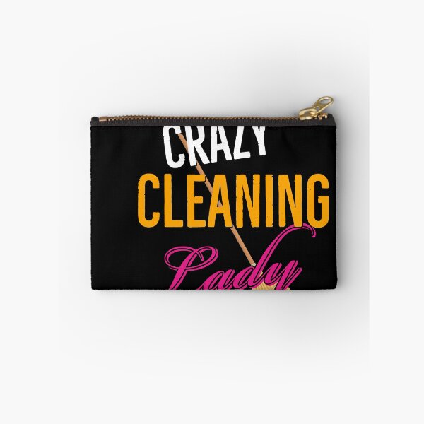 Item preview, Crazy Cleaning Lady gift designed and sold by AwesomeWorld1.