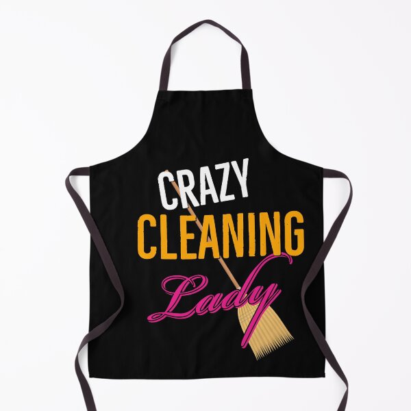 Item preview, Crazy Cleaning Lady gift designed and sold by AwesomeWorld1.