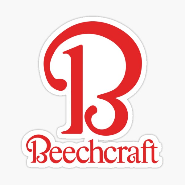 Beechcraft Aircraft Aviation POCKET SIDE Sticker