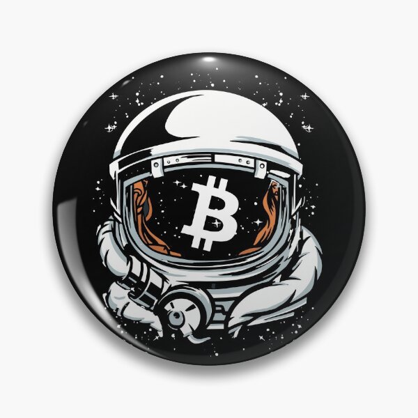 Item preview, Astronaut Helmet Bitcoin To The Moon BTC Mining Bitcoin Gear designed and sold by DynamicDesign.