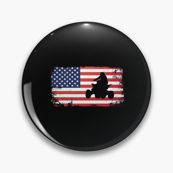 Artikelvorschau, Quad Biker America Flag Motivational USA Offroading entworfen und verkauft von Scratches Tees.
