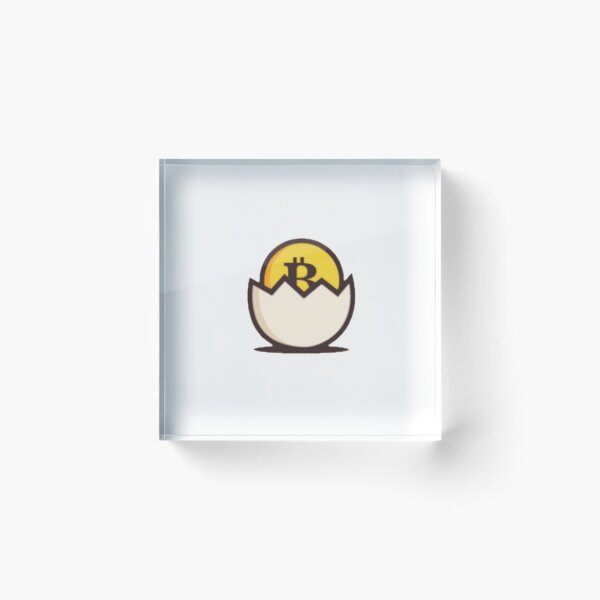 Item preview, Bitcoin Art: BTC Egg hatch designed and sold by Bouzdesigns.
