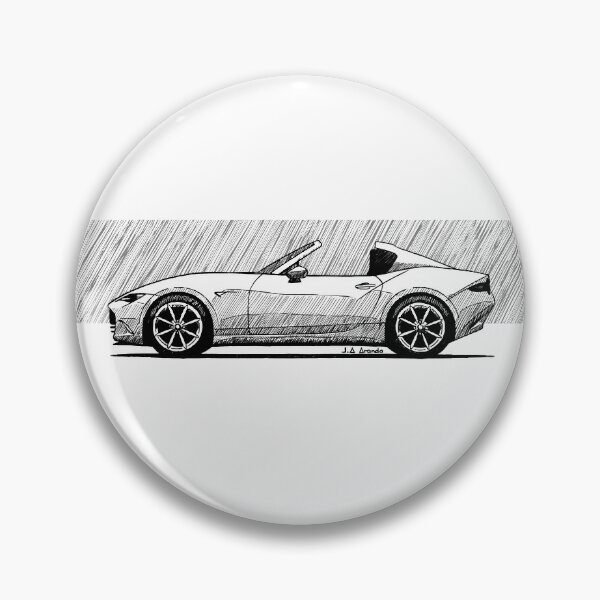 Item preview, My pen drawing of the Japanese sports car coupe roadster convertible designed and sold by designjaag.