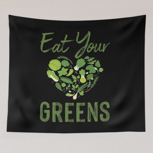 Item preview, Eat your greens - Beautiful vegan tees. designed and sold by PrintPress.