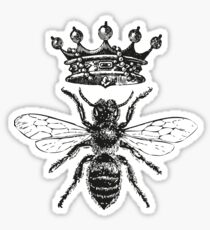 Queen Bee | Black and White Sticker