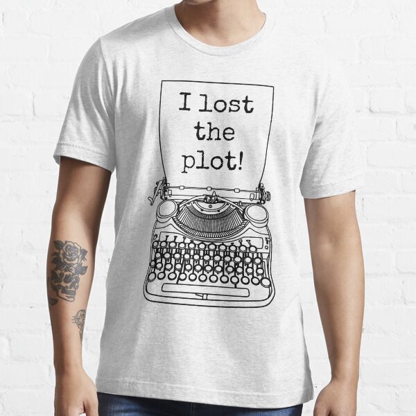 Item preview, Funny Writer Author Novelist I Lost The Plot Typewriter designed and sold by GrandeDuc.