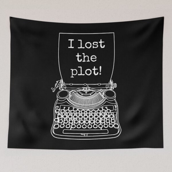 Item preview, Funny Writer Author Novelist I Lost The Plot Typewriter designed and sold by GrandeDuc.