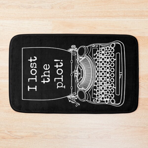 Item preview, Funny Writer Author Novelist I Lost The Plot Typewriter designed and sold by GrandeDuc.
