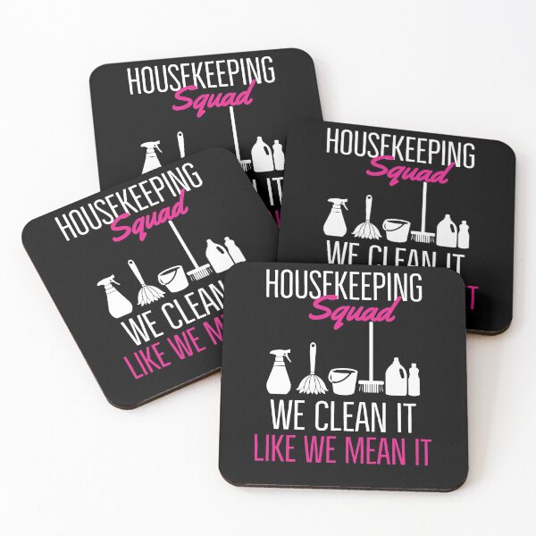 Item preview, Housekeeping Squad We Clean It Like We Mean It designed and sold by AwesomeWorld1.