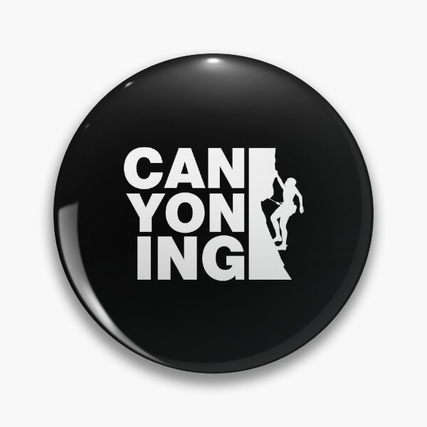Item preview, Canyoning Lover Typography For Mount Climbers designed and sold by Scratches Tees.
