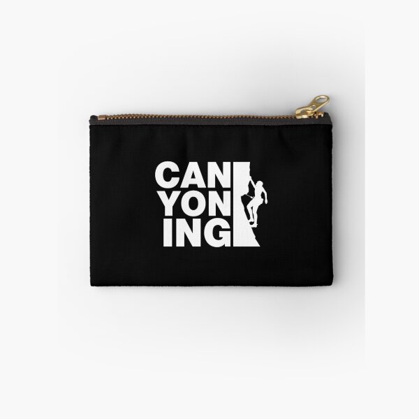 Item preview, Canyoning Lover Typography For Mount Climbers designed and sold by Scratches Tees.