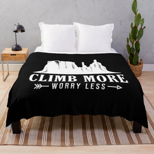 Item preview, Climb More Worry Less Funny Canyoning Lover Saying designed and sold by Scratches Tees.