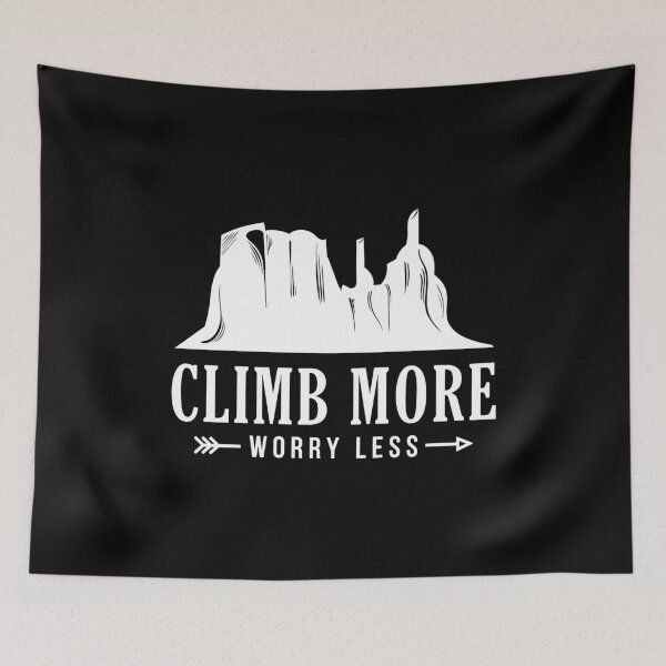 Item preview, Climb More Worry Less Funny Canyoning Lover Saying designed and sold by Scratches Tees.