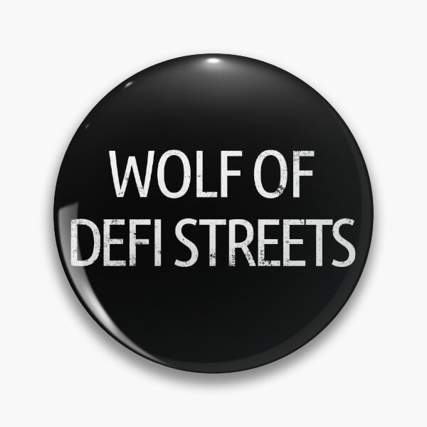 Item preview, Wolf Of DeFi Streets Decentralized Finance Cryptocurrency Gear designed and sold by DynamicDesign.
