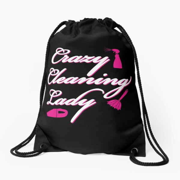 Item preview, Crazy Cleaning Lady designed and sold by AwesomeWorld1.