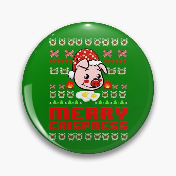 Artikelvorschau, Merry Crispness Funny Bacon Ugly Christmas Bacon Lover Gear entworfen und verkauft von DynamicDesign.