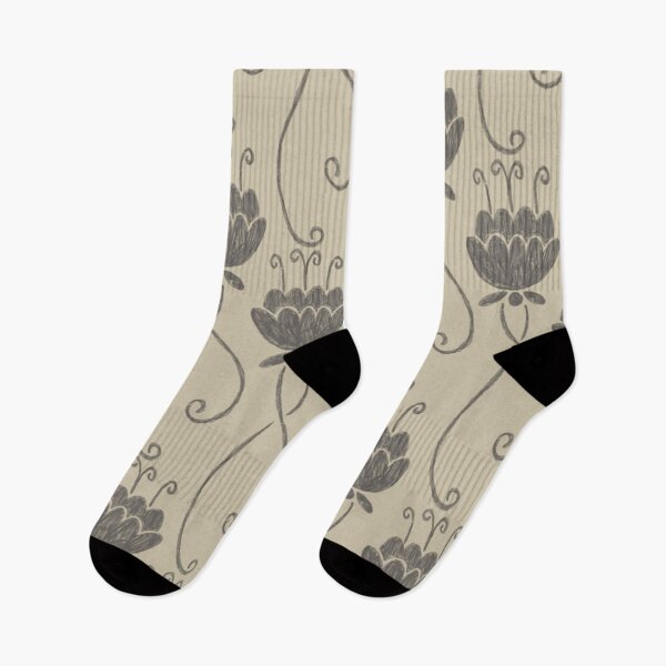 Item preview, Etched flowers pattern designed and sold by Happy Mouse Studio.