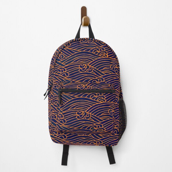 Item preview, Copy of Japanese wave pattern orange designed and sold by Oni Kanzen.