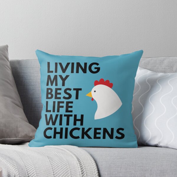 Item preview, Living My Best Life With Chickens  designed and sold by Cluckin' Mad.