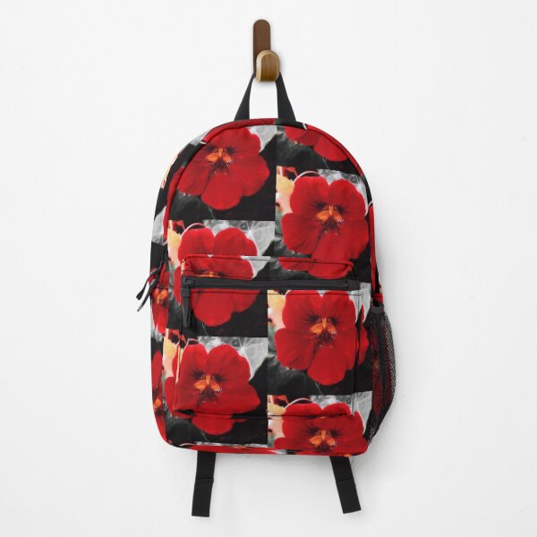 Item preview, Red nasturtium designed and sold by fowons.