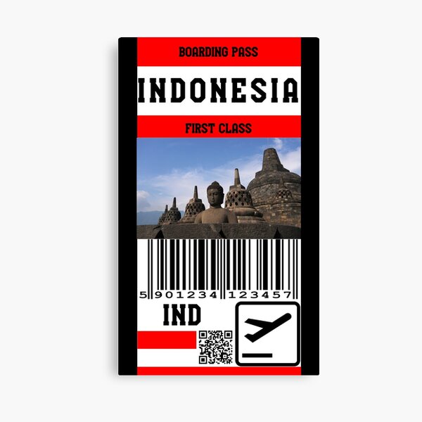 Item preview, Indonesia first class boarding pass designed and sold by Travellerz.