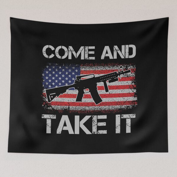 Item preview, Come And Take It Ar-15 American Flag Shirt designed and sold by Skechers7654.