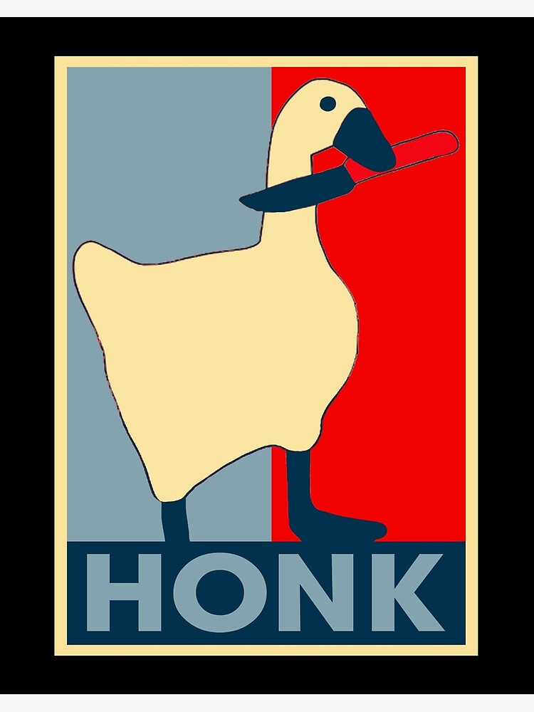 Goose Honk - Untitled Goose Game - Posters and Art Prints