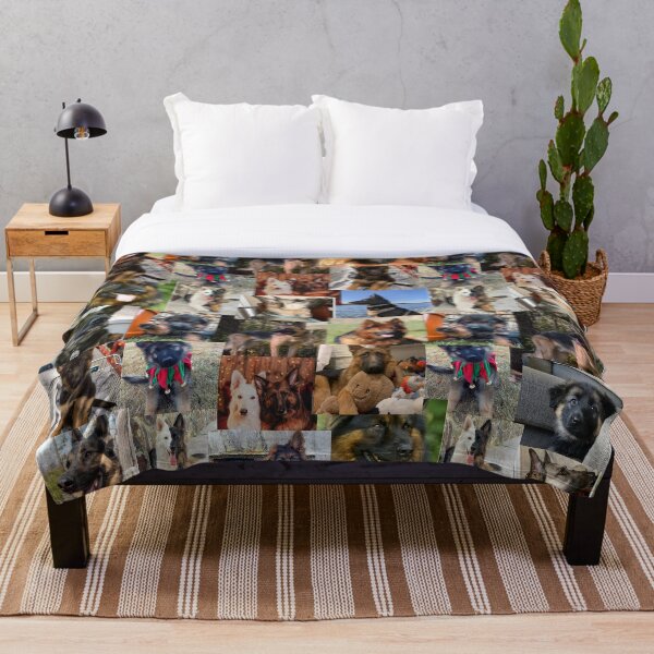 Item preview, German Shepherd Collage Print designed and sold by Avani01.