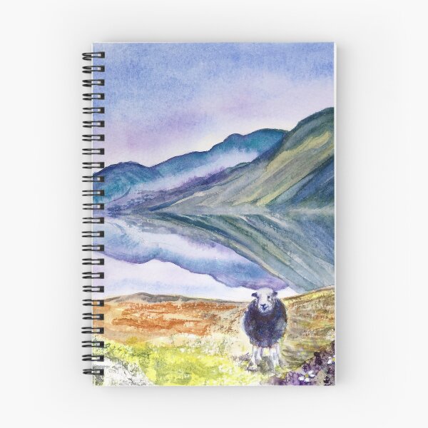 Item preview, Langdale reflections: Watercolour painting of Wastwater designed and sold by Double Dutch Designs.